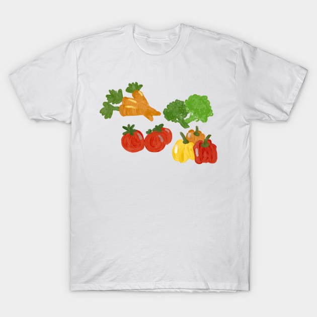 Veggies T-Shirt by anico-art